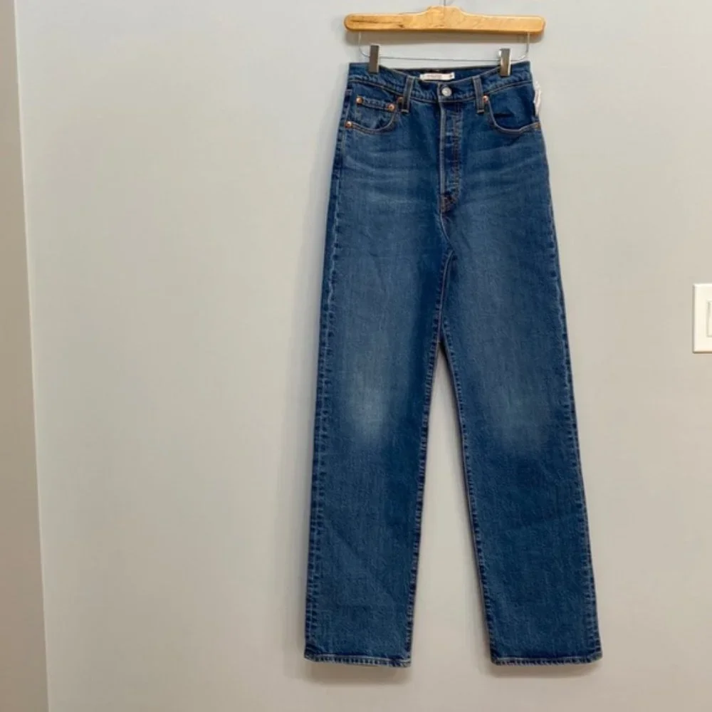 ❗️SOLD❗️Levi’s Ribcage Striaght Jeans Size 26 - Picture 5 of 12